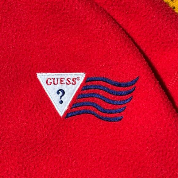 Late 80s Guess Question Mark Fleece - Picture 2 of 5